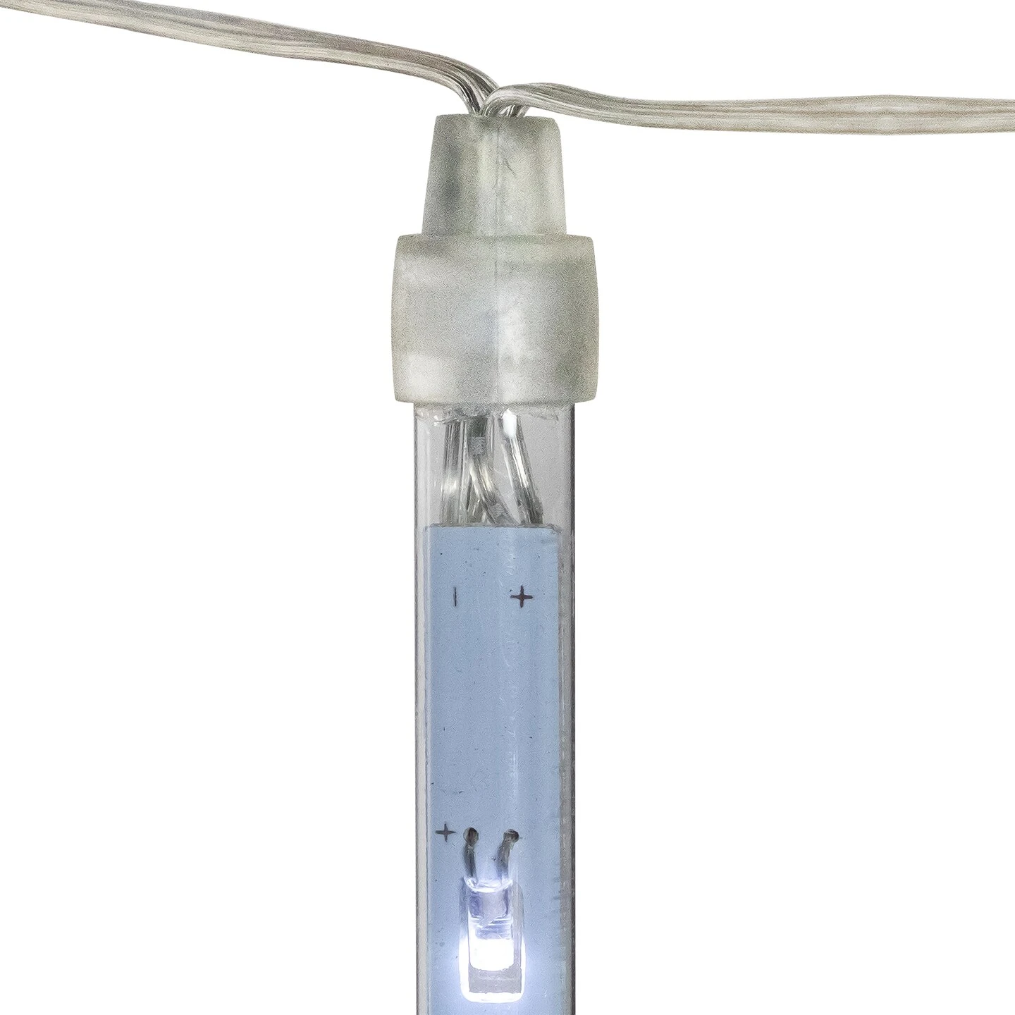Northlight LED Dripping Icicle Christmas Light Tubes - White - 13.25' Clear Wire - 5ct 7 Northlight LED Dripping Icicle Christmas Light Tubes - White - 13.25' Clear Wire - 5ct - Image 5