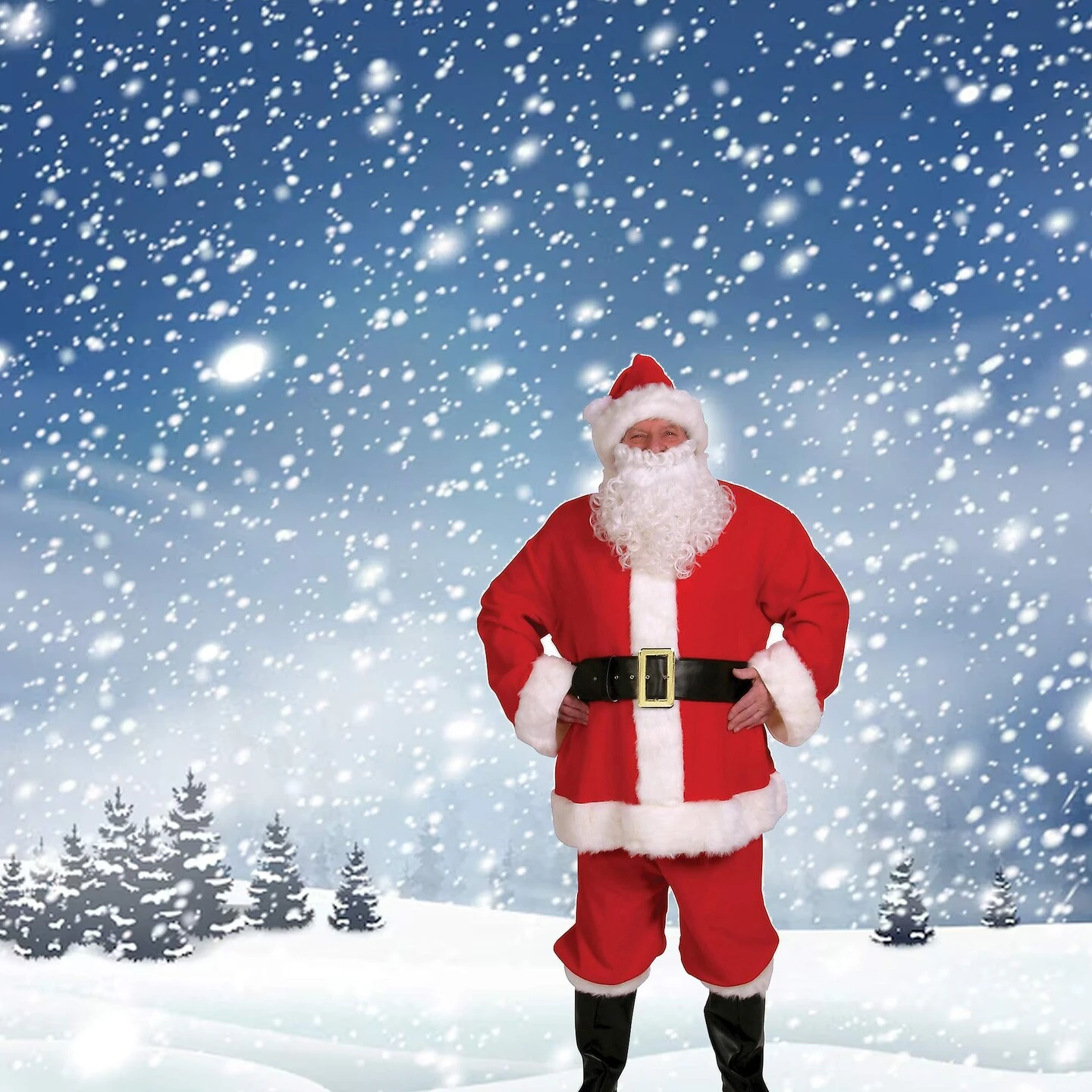 Economy Santa Suit Plus Size, Red Velour Jacket Pants Hat Belt And Boot Tops 3 Economy Santa Suit Plus Size, Red Velour Jacket Pants Hat Belt And Boot Tops