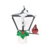 Roman Cardinal On A Snow Covered Street Lamp Flickering Christmas Night Light - 6" Black -Northlight Shop 380291549356704