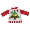 Northlight Knitted Ugly Sweater With Hanger Christmas Tree Ornament - 8" - White Red 1 Northlight Knitted Ugly Sweater With Hanger Christmas Tree Ornament - 8" - White Red -Northlight Shop 380291999720096