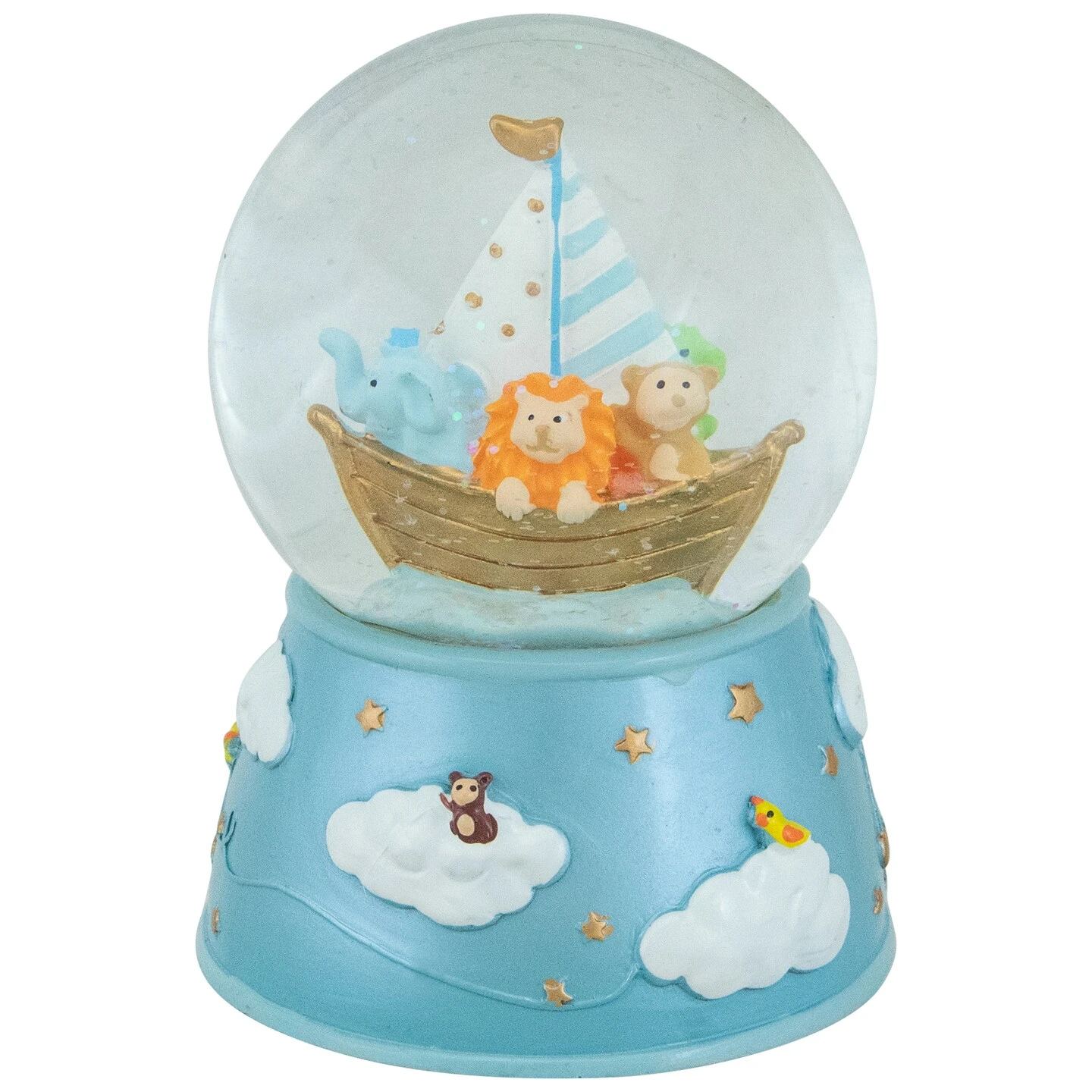 Northlight 5" Children's Blue Sleepy Time Musical Snow Globe 4 Northlight 5" Children's Blue Sleepy Time Musical Snow Globe - Image 2