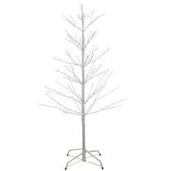 Northlight 4' LED Lighted White Birch Christmas Twig Tree - Pure White Lights
