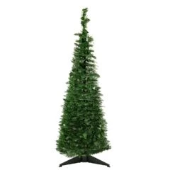 Northlight 4' Green Tinsel Pop-Up Artificial Christmas Tree, Unlit -Northlight Shop 380293044495008 2