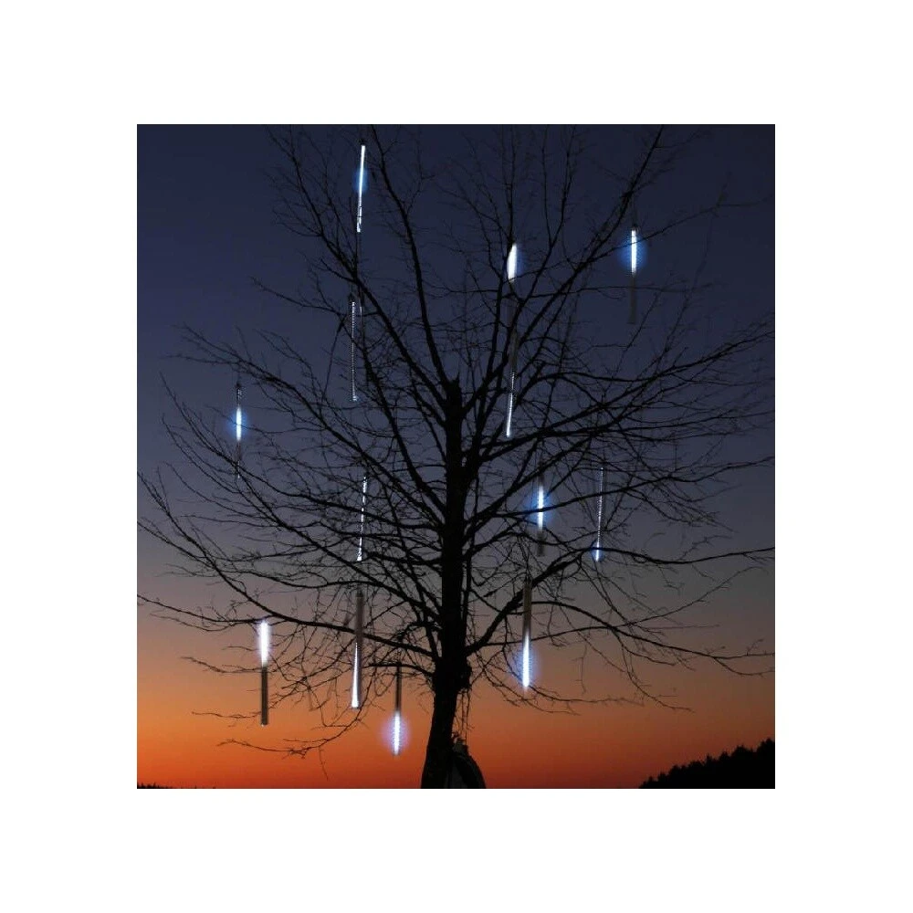 Northlight LED Dripping Icicle Christmas Light Tubes - White - 13.25' Clear Wire - 5ct 6 Northlight LED Dripping Icicle Christmas Light Tubes - White - 13.25' Clear Wire - 5ct - Image 4