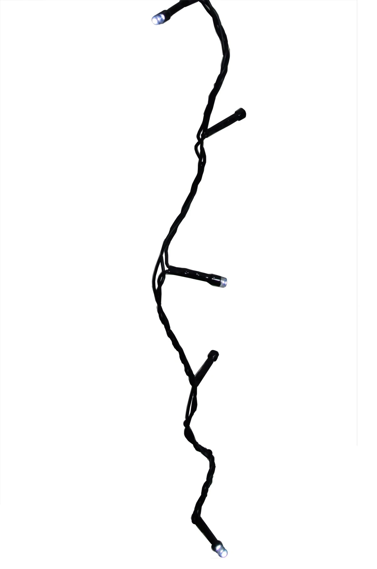 Kurt Adler LED 8-Function Christmas Lights - Cool White - 149 Ft Black Wire - 608ct 3 Kurt Adler LED 8-Function Christmas Lights - Cool White - 149 Ft Black Wire - 608ct