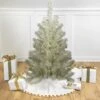 Northlight 3' Metallic Platinum Artificial Tinsel Christmas Tree - Unlit Silver 2 Northlight 3' Metallic Platinum Artificial Tinsel Christmas Tree - Unlit Silver -Northlight Shop 38161175960528