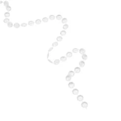 10mm Crystal Chandelier Beads, Clear Garland String For Christmas Tree (100 Ft) 15 10mm Crystal Chandelier Beads, Clear Garland String For Christmas Tree (100 Ft) -Northlight Shop 385492544733296