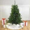 Northlight Pre-Lit Medium Canadian Pine Artificial Christmas Tree - 4' - Multicolor LED Lights Green -Northlight Shop 3882918242224