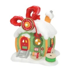 Department 56 Dept 56 Dr Seuss Grinch Every Who's Ribbon & Bows Christmas Building #6009728 Red
