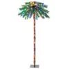 Costway 6FT Pre-Lit Artificial Tropical Christmas Palm Tree W/ 210 Multi-Color Lights 2 Costway 6FT Pre-Lit Artificial Tropical Christmas Palm Tree W/ 210 Multi-Color Lights -Northlight Shop 400461920236976