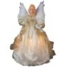 Kurt Adler 14" Fiber-Optic Ivory And Gold Animated Angel 1 Kurt Adler 14" Fiber-Optic Ivory And Gold Animated Angel -Northlight Shop 402172297898864