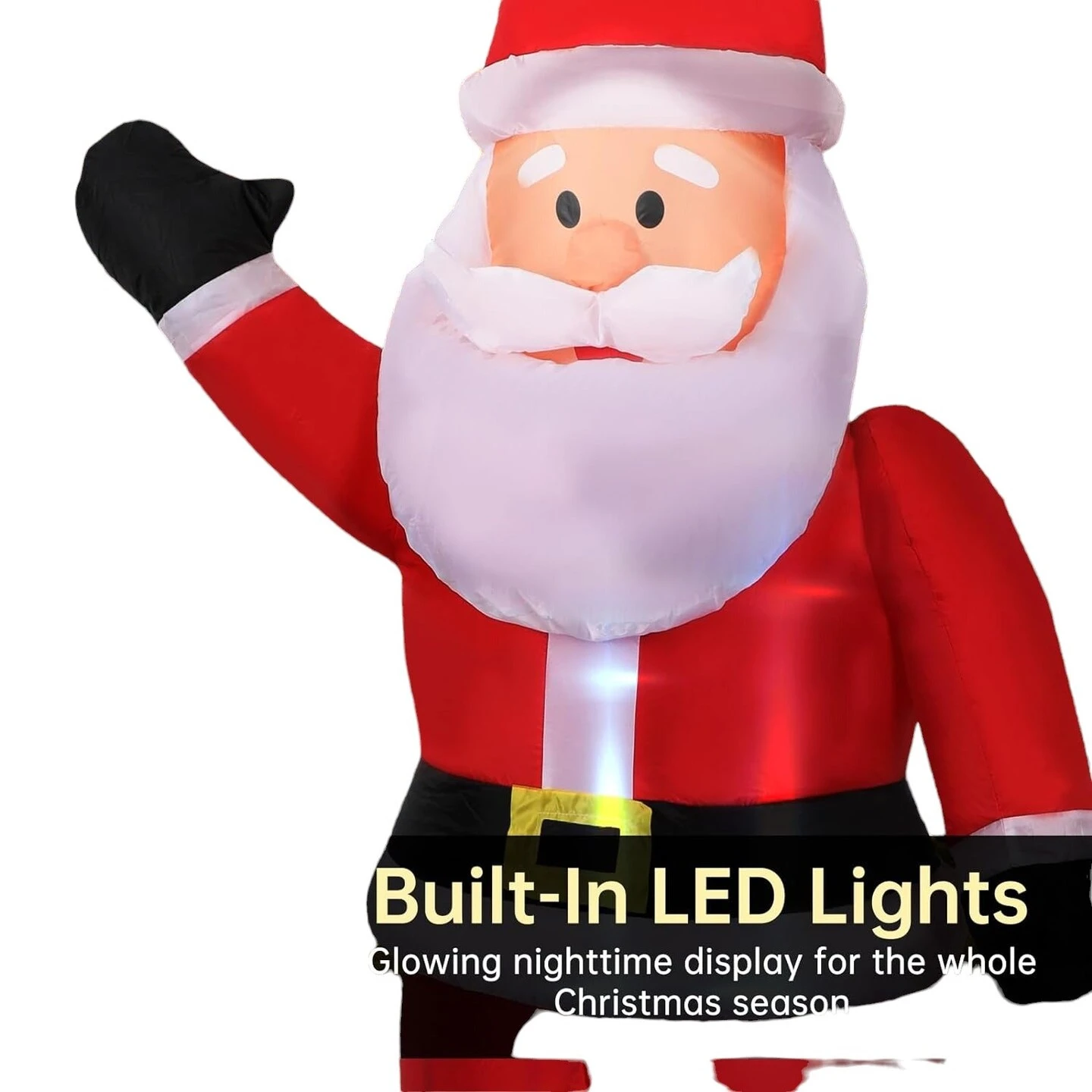 6FT Inflatables Santa Clauswith Built-in LED Light 10 6FT Inflatables Santa Clauswith Built-in LED Light - Image 8