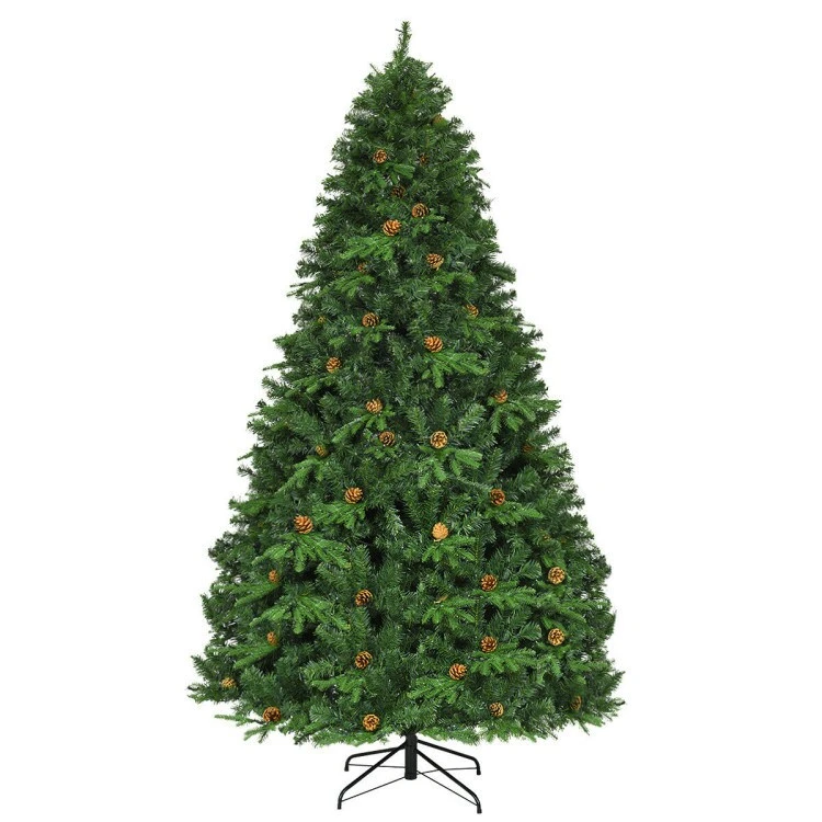 7/7.5/8 Feet Artificial Christmas Tree With LED Lights And Pine Cones 11 7/7.5/8 Feet Artificial Christmas Tree With LED Lights And Pine Cones - Image 9
