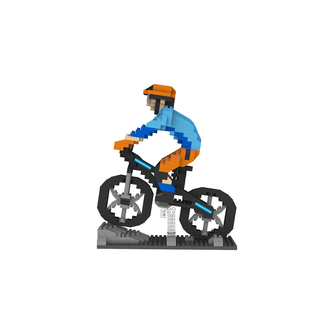 Mini Building Blocks - Mountain Biker 6 Mini Building Blocks - Mountain Biker - Image 4