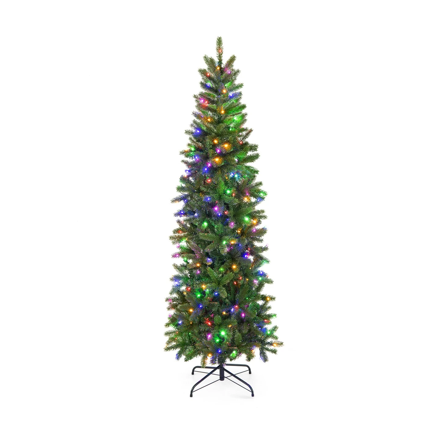 6 Feet Pre-Lit Artificial Christmas Tree With 648 PVC PE Branch Tips 9 6 Feet Pre-Lit Artificial Christmas Tree With 648 PVC PE Branch Tips - Image 7