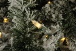 Perfect Holiday 6.5ft Alpine Fir Pre-Lit Artificial Christmas Tree - Snow Flocked 15 Perfect Holiday 6.5ft Alpine Fir Pre-Lit Artificial Christmas Tree - Snow Flocked -Northlight Shop 4123442034887 1