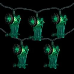Northlight 10 Green Tractors Clear White String Light Set - 6' Green Wire 12 Northlight 10 Green Tractors Clear White String Light Set - 6' Green Wire -Northlight Shop 413006648715408