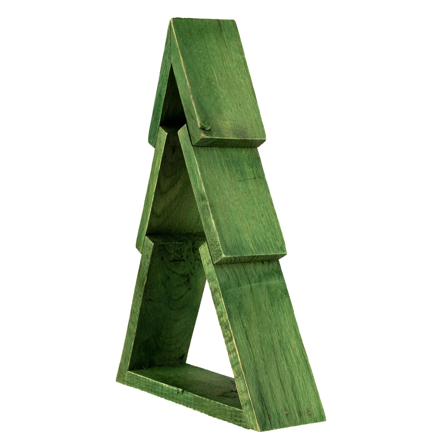 Northlight Geometric Wooden Christmas Tree Display - 9.5" - Green 7 Northlight Geometric Wooden Christmas Tree Display - 9.5" - Green - Image 5
