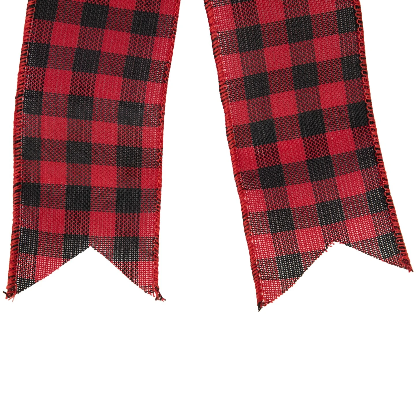 Northlight 19" Buffalo Plaid Print 14 Loop Christmas Bow Tree Topper Black 7 Northlight 19" Buffalo Plaid Print 14 Loop Christmas Bow Tree Topper Black - Image 5
