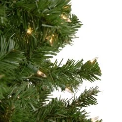 Northlight 7.5' Pre-Lit Hazelton Spruce Pencil Artificial Christmas Tree, Clear Lights Green -Northlight Shop 426857770783392