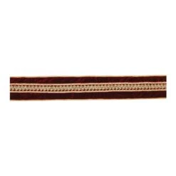 Melrose Royal Beaded Wired Craft Ribbon - 2.5" X 5 Yards - Red And Gold