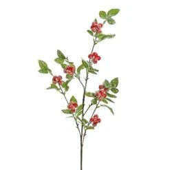 31'' Artificial Red Snow Winter Berry Spray - Holiday Decor Accent-XB582-R -Northlight Shop 451532762634192 2