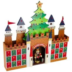 Northlight 20.5" Nutcracker Castle Christmas Advent Calendar Decoration Green 12 Northlight 20.5" Nutcracker Castle Christmas Advent Calendar Decoration Green -Northlight Shop 4611714696237408928