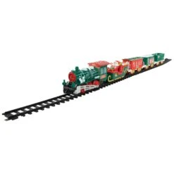 Northlight 30 Pc Battery Operated Lighted And Animated Classic Christmas Train Set With Music Green -Northlight Shop 4611714696597070496 1