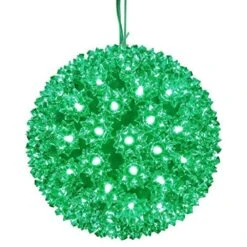Vickerman 150Lt X 10" LED Green Starlight Sphere