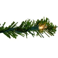 Northlight 6.5' Pre-Lit Canadian Pine Slim Artificial Christmas Wall Tree - Clear Lights Green -Northlight Shop 4611742231396697312