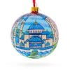 The Blue Mosque, Istanbul, Turkey Glass Ball Christmas Ornament 4 Inches