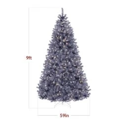Best Choice Products Pre-Lit Charcoal Gray Christmas Tree, Artificial Full Holiday Decoration W/ Incandescent Lights 23 Best Choice Products Pre-Lit Charcoal Gray Christmas Tree, Artificial Full Holiday Decoration W/ Incandescent Lights -Northlight Shop 4611784099211688880 1