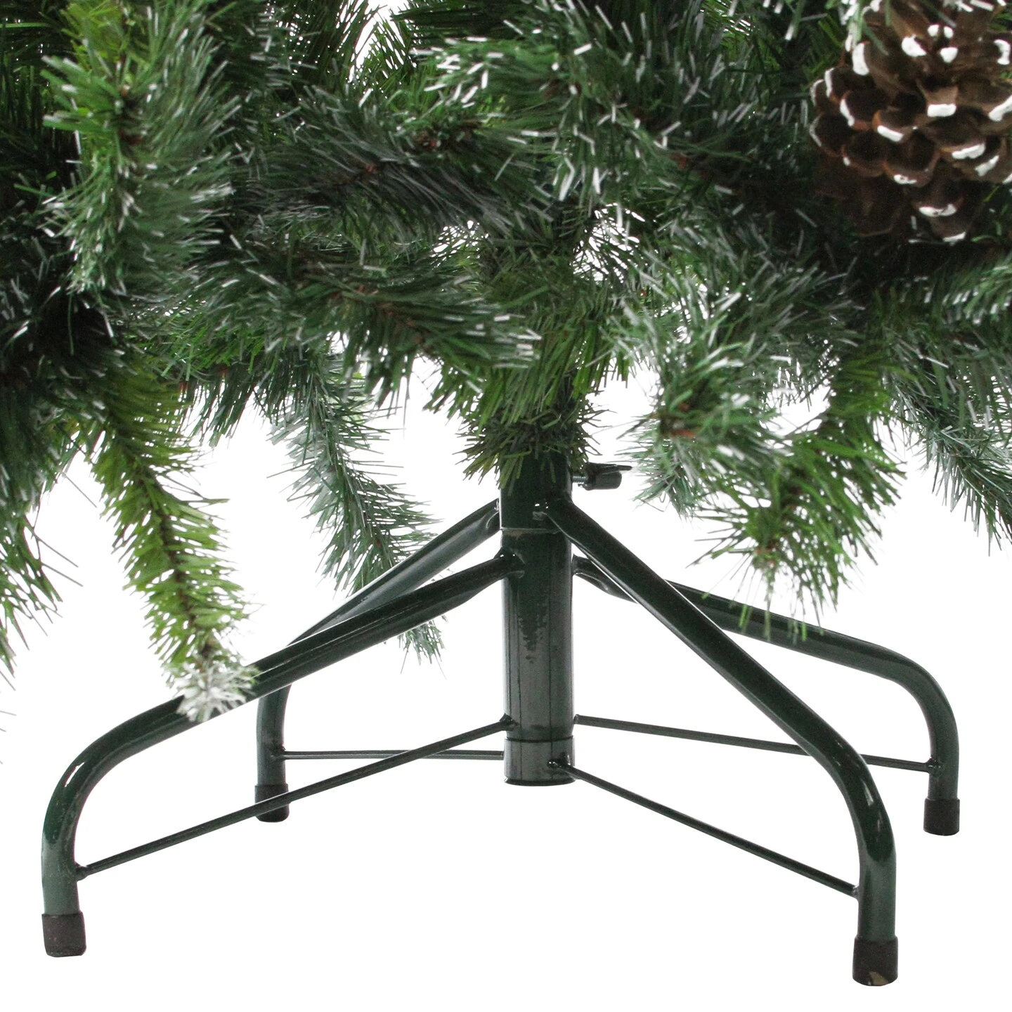 Northlight Full Snowy Delta Pine With Pine Cones Artificial Christmas Tree - 4' - Unlit Green 9 Northlight Full Snowy Delta Pine With Pine Cones Artificial Christmas Tree - 4' - Unlit Green - Image 7