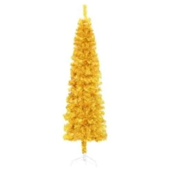 VIDAXL 5ft Slim Half Christmas Tree With Gold Stand 17 VIDAXL 5ft Slim Half Christmas Tree With Gold Stand -Northlight Shop 4611838801050868448 2