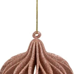 Northlight Champagne Pink Open Cut Glitter Onion Shatterproof Christmas Ornament 5" (127mm) Gold 15 Northlight Champagne Pink Open Cut Glitter Onion Shatterproof Christmas Ornament 5" (127mm) Gold -Northlight Shop 4611845990051694288