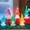 Collections Etc Color Changing Tree Decorative Figurines - Set Of 6 2 Collections Etc Color Changing Tree Decorative Figurines - Set Of 6 -Northlight Shop 4611853525763146672