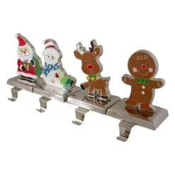 Northlight Set Of 4 Christmas Figures Stocking Holders With Silver Base Multi 11 Northlight Set Of 4 Christmas Figures Stocking Holders With Silver Base Multi -Northlight Shop 4611858180077405408