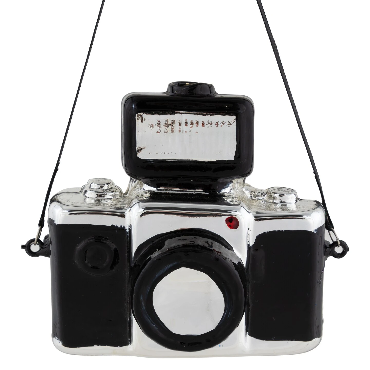 Northlight 4" Black Retro Camera Glass Christmas Ornament 3 Northlight 4" Black Retro Camera Glass Christmas Ornament