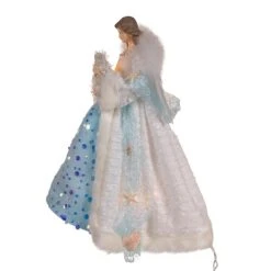 Kurt Adler 14-Inch UL 10-Light Coastal Beach Angel Tree Topper 22 Kurt Adler 14-Inch UL 10-Light Coastal Beach Angel Tree Topper -Northlight Shop 4611869207988415696