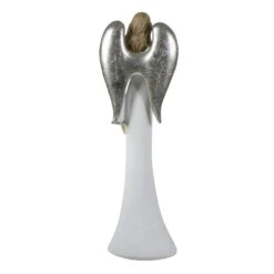 Northlight Winged Angel With Star Figurine - 16.5" - White Gray 15 Northlight Winged Angel With Star Figurine - 16.5" - White Gray -Northlight Shop 4611883716105356512