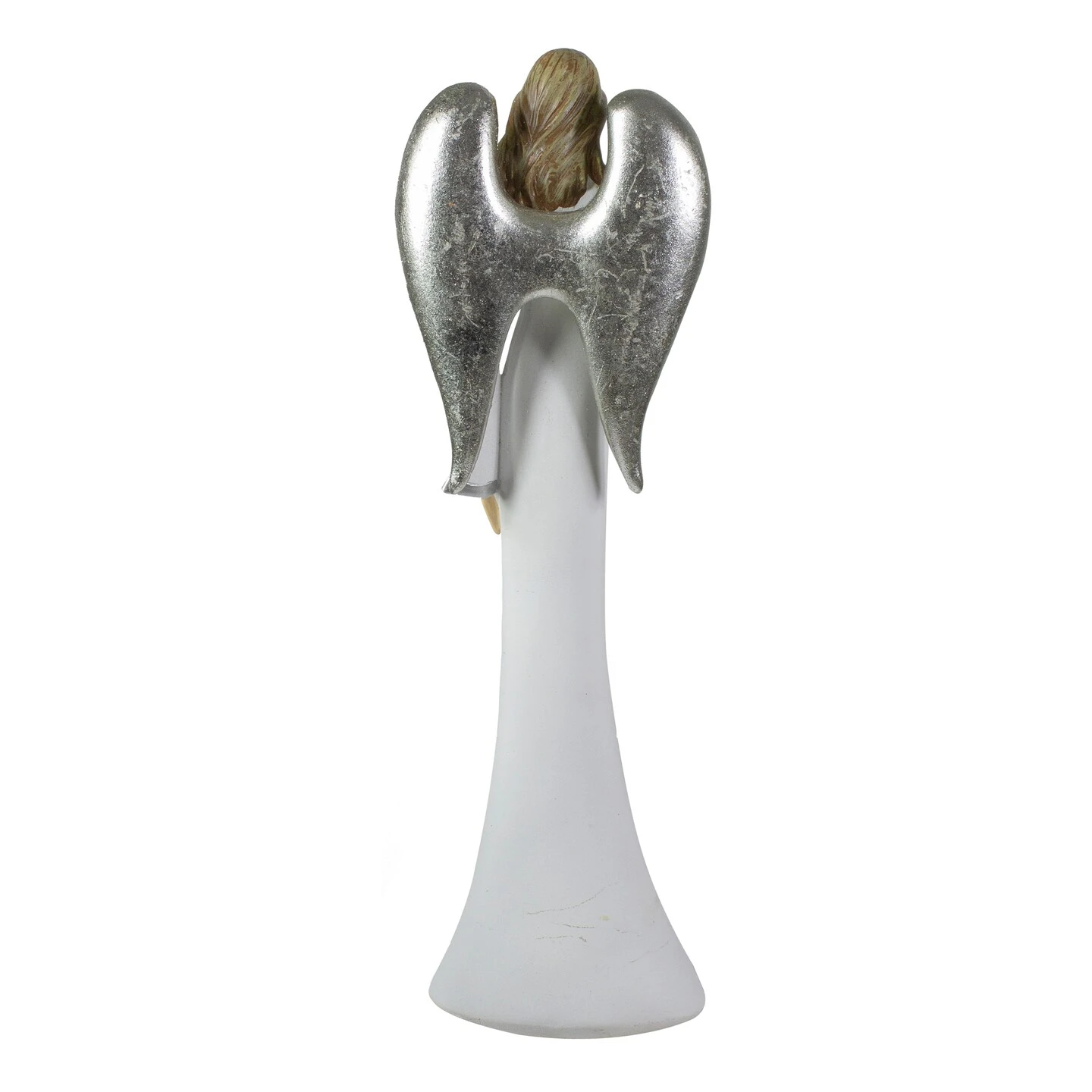 Northlight Winged Angel With Star Figurine - 16.5" - White Gray 8 Northlight Winged Angel With Star Figurine - 16.5" - White Gray - Image 6