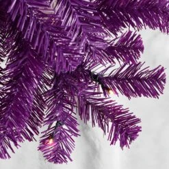 4ft Pre Lit Christmas Tree Mini Artificial Tree With Twinkling LED Lights For Bedroom Or Apartment Red 30 4ft Pre Lit Christmas Tree Mini Artificial Tree With Twinkling LED Lights For Bedroom Or Apartment Red -Northlight Shop 4611889178704071600