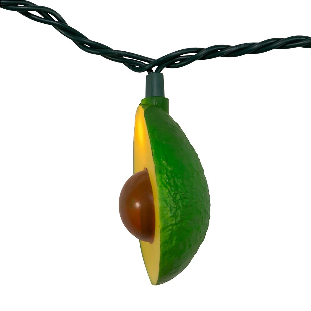 Kurt Adler UL 10-Light Avocado Light Set 7 Kurt Adler UL 10-Light Avocado Light Set - Image 5