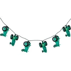 Northlight 10 Green Tractors Clear White String Light Set - 6' Green Wire 13 Northlight 10 Green Tractors Clear White String Light Set - 6' Green Wire -Northlight Shop 4611936125556500624