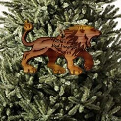 LION Worlds Most Dangerous Son - Cedar Ornament -Northlight Shop 4611978366880853008 1