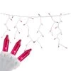 Northlight Mini Incandescent Icicle Christmas Lights - Pink - 3.5' White Wire - 100ct 1 Northlight Mini Incandescent Icicle Christmas Lights - Pink - 3.5' White Wire - 100ct -Northlight Shop 4612000462353438048