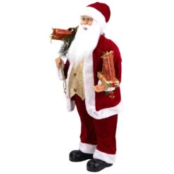 Northlight Holly Berry Santa Claus With Presents Christmas Figure - 36" Red 14 Northlight Holly Berry Santa Claus With Presents Christmas Figure - 36" Red -Northlight Shop 4612022121982414160