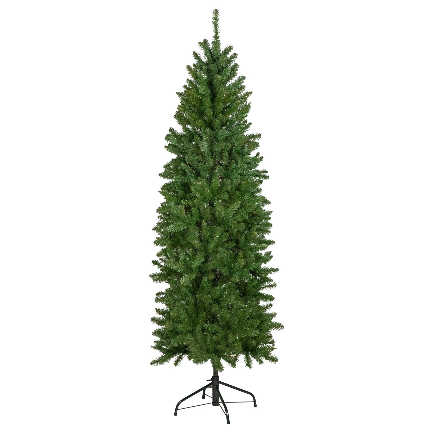 Northlight 7.5' Unlit Pencil White River Fir Artificial Christmas Tree Green 4 Northlight 7.5' Unlit Pencil White River Fir Artificial Christmas Tree Green - Image 2