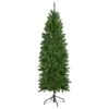 Northlight 7.5' Unlit Pencil White River Fir Artificial Christmas Tree Green 2 Northlight 7.5' Unlit Pencil White River Fir Artificial Christmas Tree Green -Northlight Shop 4612049472031416992