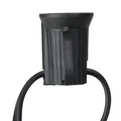 Northlight Commercial Grade C9 Christmas Light Socket Set - 25' Black Wire - 18 Gauge 9 Northlight Commercial Grade C9 Christmas Light Socket Set - 25' Black Wire - 18 Gauge -Northlight Shop 4612049472933192352